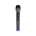 Wireless dynamic microphone UHF PULUZ PU628B 3.5mm (black)