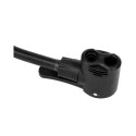Dunlop bicycle foot pump with pressure gauge 175416