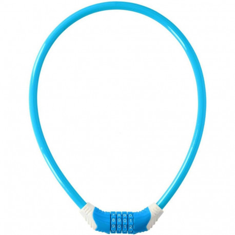 Dunlop jalgrattalukk 1042817 spiraalne koodiga 10mm x 65cm, sinine