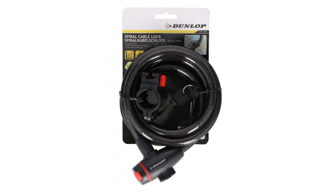 Zapięcie rowerowe Dunlop spiral cable lock 12 mm ST 56376