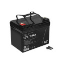 GREEN CELL Battery AGM 12V 33 Ah