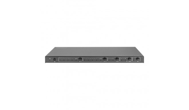 DIGITUS 4x2 HDMI Matrix Switch 4K/60Hz Scaler EDID ARC HDCP 2.2 18Gbps