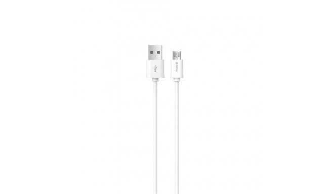 Devia kaabel Smart USB - microUSB 1,0 m 2,1A valge