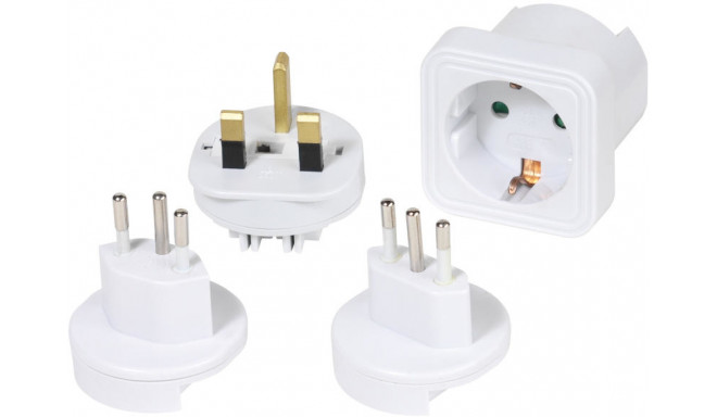 Vivanco travel adapter Europe 4pcs (36217)