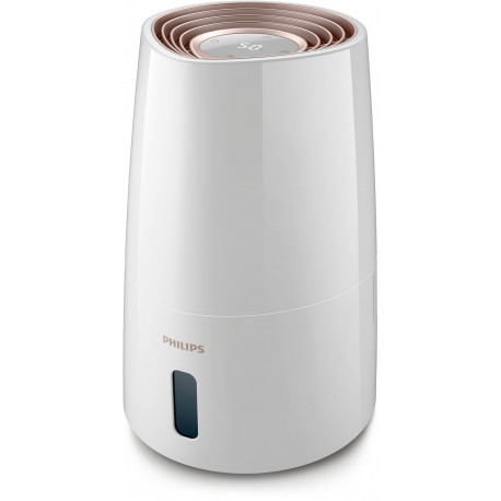 Philips HU3916/10 Humidifier, 25 W, Water tank capacity 3 L, Suitable for rooms up to 45 m, NanoClou