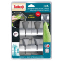 Tatkraft Ida Strong Adhesive Towel Rack (Value Pack 4 Pcs) Up to 5 kg Stainless Steel