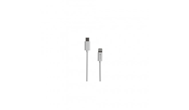 LIGHTNING(M)->USB-C(M) CABLE 1M WHITE MFI NATEC PRATI