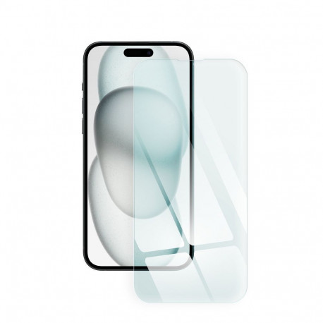 Tempered glass to iPhone 15 / 16 Blue Star