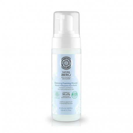 NATURA SIBERICA HIDRATACION Y EQUILIBRIO MOUSE LIMPIADOR PIEL GRASA 170ML