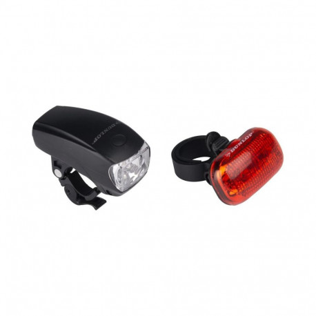 Set of Dunlop Led bicycle lights 416793