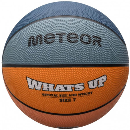 Piłka koszykowa Meteor What's Up morski-pomarańczowa 16802 7
