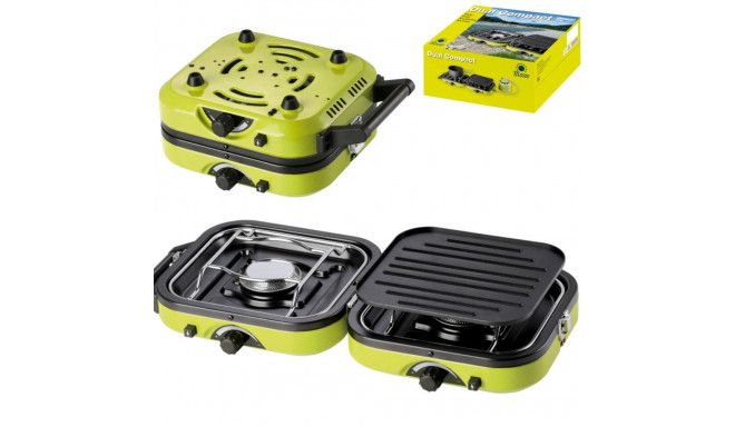 DUAL COMPACT + GRILL double camping stove