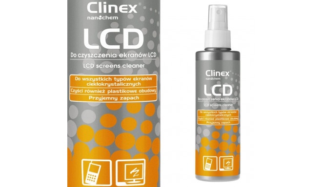 CLINEX LCD 200ML liquid for cleaning LCD screens and monitors of telephones