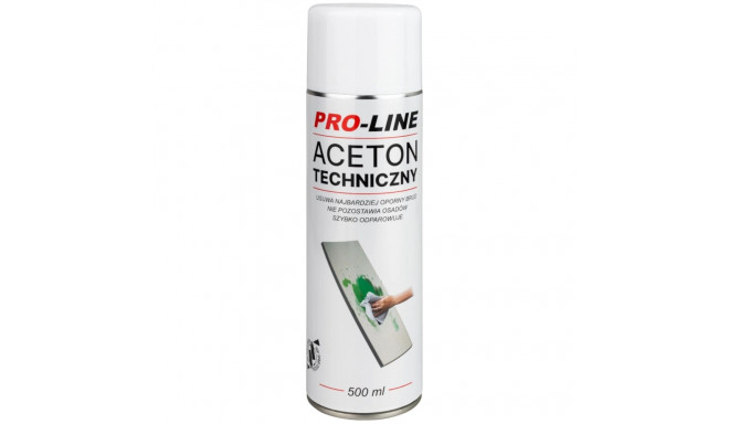 Technical acetone 100% spray PRO-LINE spray 500ml