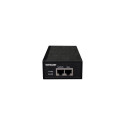 INTELLINET High-Power PoE+ Injector 1 x 30 W IEEE 802.3at/af Power over Ethernet PoE+/PoE