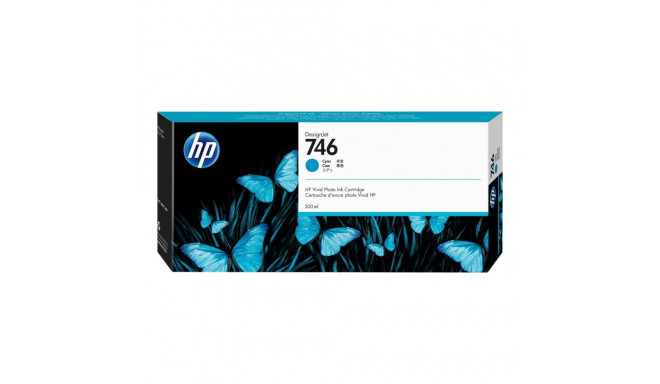 HP 746 300-ml Cyan Ink Cartridge