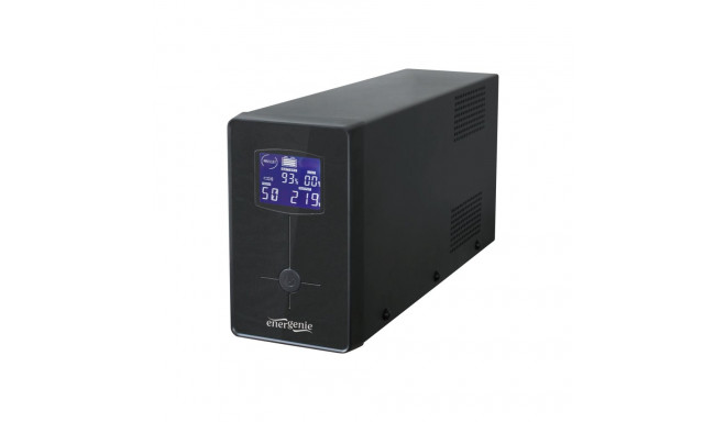 GEMBIRD EG-UPS-033 UPS Energenie-Gembird Line-Interactive,1200VA,3xIEC,2xSchuko 230V,USB,RJ11,LCD