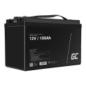 GREEN CELL Battery AGM 12V 100Ah