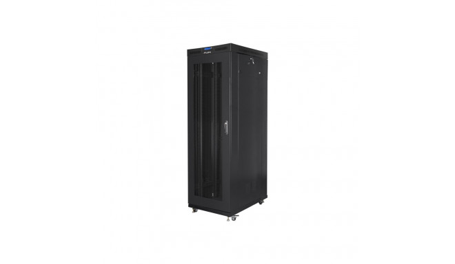LANBERG vabaltseisev 19-tolline kapp 37U 800x1000 võrguuksega LCD flat pack must