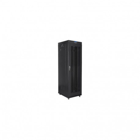 LANBERG free standing rack 19inch cabinet 42U 600x800 mesh door LCD flat pack black