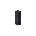 LANBERG free standing rack 19inch cabinet 42U 600x800 mesh door LCD flat pack black