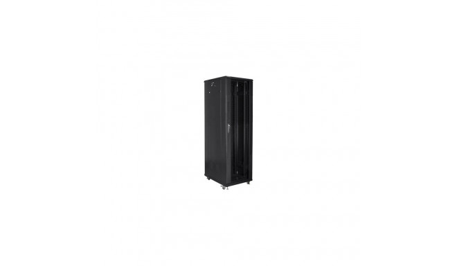 LANBERG 19-tolline vabalt seisev rack-kapp 42U/600x1000 isekoostetav must, tasapinnaline pakend