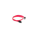 LANBERG CA-SASA-13CC-0100-R Lanberg cable SATA DATA II (3GB/S) F/F 100cm METAL CLIPS ANGLED RED