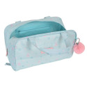 Moos toiletry bag Garden 31x14x19cm, turquoise