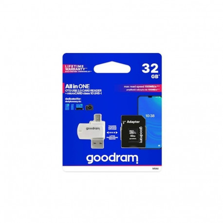 Goodram Memory card 32GB microSDHC cl. 10 UHS-I + adapter + card reader