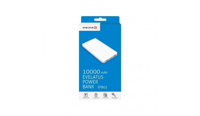 Evelatus Universal Power Bank EPB02 10000mAh White