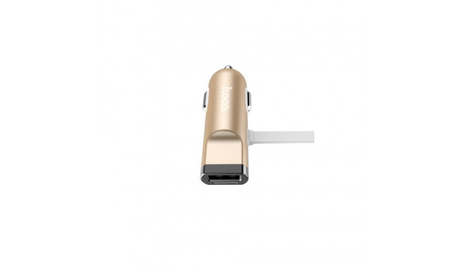 Hoco Universal UCL01 Multifunction apple+micro usb Gold