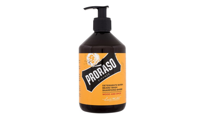 PRORASO Wood & Spice Beard Wash (500ml)