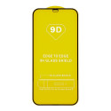 Tempered glass 9D for iPhone 15 6,1" black frame