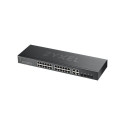 ZYXEL GS1920-24v2 28 Port Smart Managed Switch 24x Gigabit Copper and 4x Gigabit dual pers