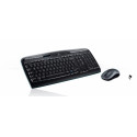 Keyboard and Mouse Logitech Wireless Combo MK330 Black Qwerty US