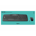 Keyboard and Mouse Logitech Wireless Combo MK330 Black Qwerty US