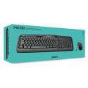 Клавиатура и мышь Logitech Wireless Combo MK330 Чёрный Qwerty US