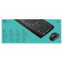 Keyboard and Mouse Logitech Wireless Combo MK330 Black Qwerty US