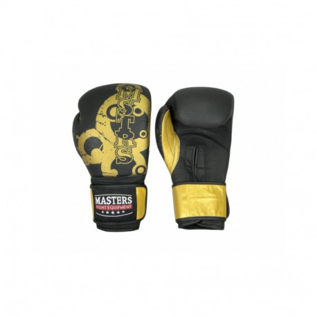 Masters Rbt Boxing Gloves 01256-Gold-10 (czarny)