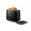 Philips Daily collection toaster HD2582/90 Black, Plastic, 900 W, Number of slots 2, Number of power