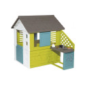 TOY PLASTIC HOUSE WITH GRILL SYSTEM