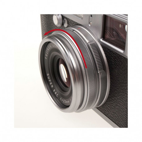 JJC LH JX100 Fuji Zonnekap Zilver