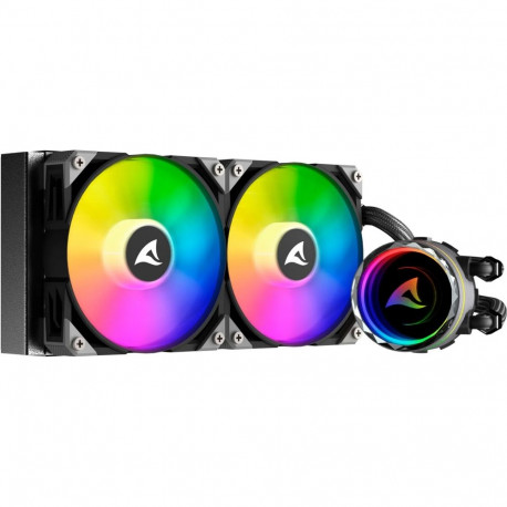 Sharkoon S80 RGB AIO 360mm Watercooling Set - 1150, 1151, 1155, 1156, 1366, 2011, 2011-3, AM2, AM2+,
