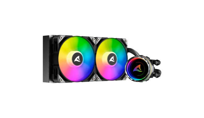 Sharkoon S80 RGB AIO 360mm Watercooling Set - 1150, 1151, 1155, 1156, 1366, 2011, 2011-3, AM2, AM2+,