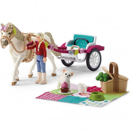 Schleich Horse Club carriage for horse show, toy figure