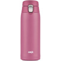 Emsa TRAVEL MUG light thermal mug 0.4 liters (pink, flip lid)