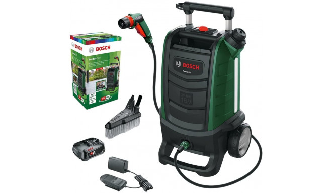 Bosch Cordless pressure washer Fontus (Gen2), 18V (green/black, Li-ion battery 2.5Ah)