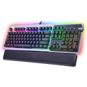 DE layout - Thermaltake ARGENT K5 RGB, gaming keyboard (titanium/black, Cherry MX RGB Speed Silver)