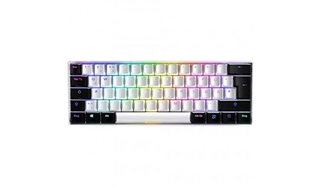 DE layout - Sharkoon SKILLER SGK50 S4, gaming keyboard (white/black, Kailh Blue)