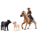 Schleich Farm World western riding, play figure